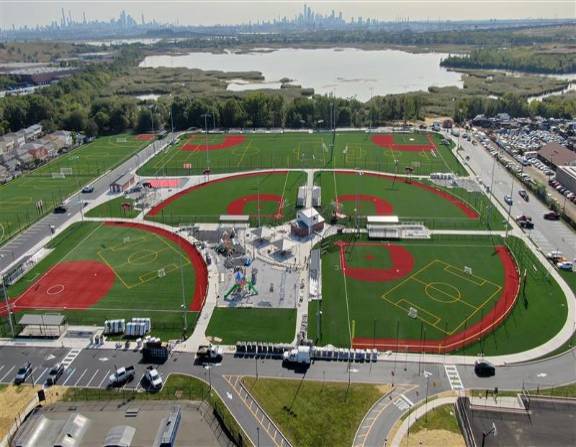 Gunnell Oval Finished Drone Shot 1